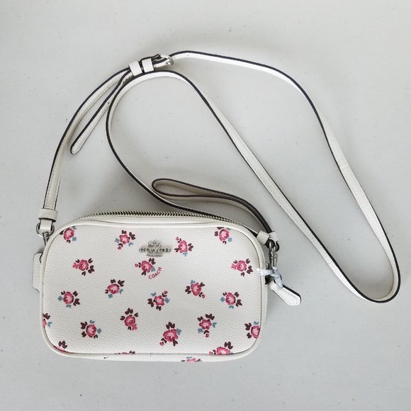Coach Floral Crossbody Clutch Bag - Picture 6 of 10